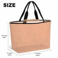 thumbnail image 6 of Peach Fuzz Beach Bag for Women, Large Breathable Mesh Beach Tote Bag, Modern Pure Peach Fuzz Sandproof Lightweight Travel Bags for Vacation Picnic Swimming Pool 15.7"x15.7"x9.1", 6 of 9
