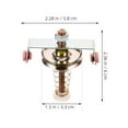 thumbnail image 2 of OUNONA 3pcs Loom Tensioner Stainless Steel Stability Enhancement Multi Knitting Sewing Tools, 2 of 8