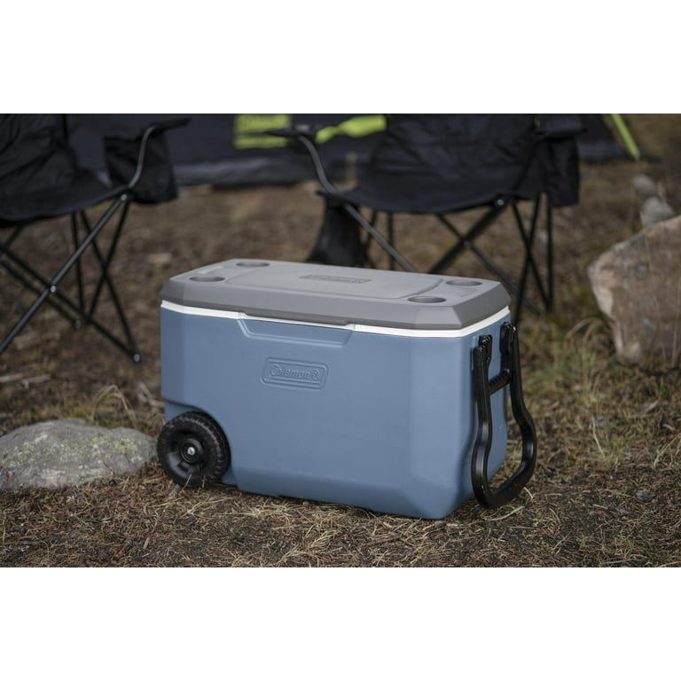 Coleman 62-Quart Xtreme 5-Day Hard Cooler with Wheels, Slate