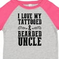 thumbnail image 4 of Inktastic I Love My Tattooed & Bearded Uncle Boys or Girls Toddler T-Shirt, 4 of 5