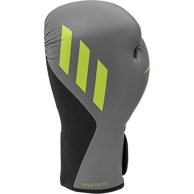 Adidas Speed TILT 150 Boxing Gloves Men, - Fighting Unisex, for 14 Grey Black/Signal, oz 3/Mat and Training Gloves Women
