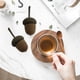 thumbnail image 5 of Wosthever Colador de té de silicona, adorable infusor extraíble lavable para interior, casa, casa de té, senderismo, filtro para hacer café, Teteras, 5 of 6