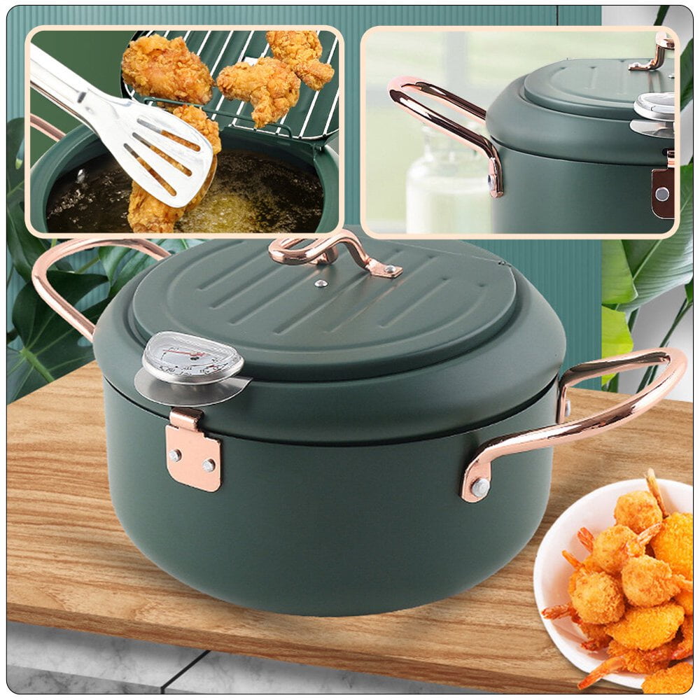 KEINXS 1Pc Japanese Style Fryer Home Mini Non-stick Fryer for