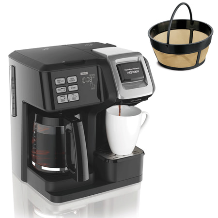 Hamilton FlexBrew Programmable Coffee Maker & Cupcake