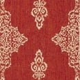 thumbnail image 6 of SAFAVIEH Outdoor LND180Q Linden Collection Red / Creme Rug, 6 of 7