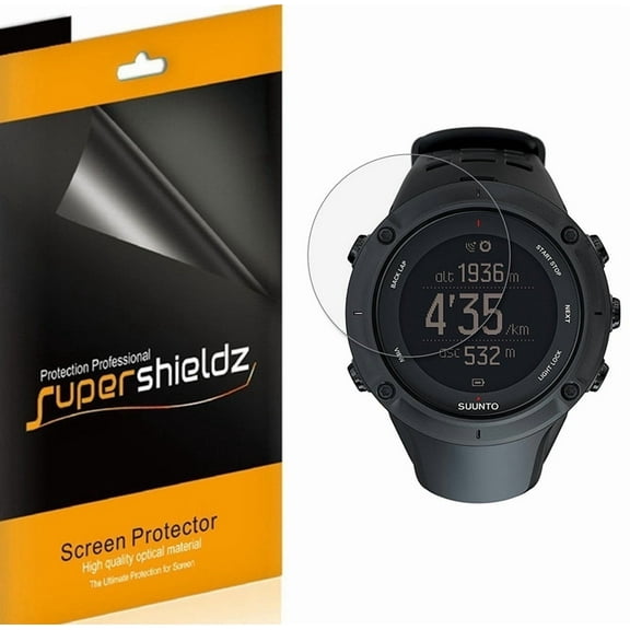 [6-Pack] Supershieldz for Suunto Ambit3 Peak Screen Protector, Anti-Bubble High Definition (HD) Clear Shield