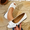 thumbnail image 4 of Hurxie Cloud Ballet Flats for Women Shoes - Genuine Leather Insole and Lightweight Mary Jane Flats - Non-Slip and Comfortable Womens Shoes White 7, 4 of 8