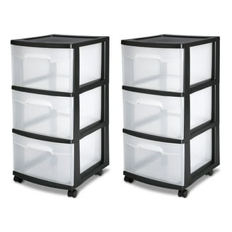 Sterilite Fuchsia Supreme 3 Drawer Cart - Walmart.com