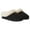 Black, variant on Dearfoams Women's Slippers Fleece-Lined Cozy Round Toe, Black, S(5-6)