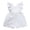 White, variant on Ticikt Baby Girls Boys Playsuits Ruffled Jumpsuit Fly Sleeve Romper Linen Overalls Summer Clothes,Color:Green,Size:6-12 Months