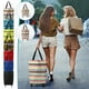 thumbnail image 1 of Xihbxyly Hallazgos de Ganga Carrito de Compras Plegable Carrito de Compras de Tela Suave con Ruedas Plegables Bolsa de Compras Reutilizable Que Ahorra Fuerza para Ir de Compras o Viajar, 1 of 4