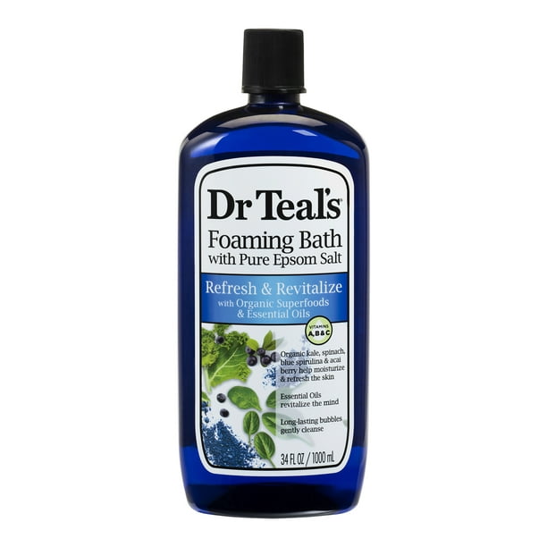 Dr Teal's Refresh & Revitalize Foaming Bath with Epsom Salt and