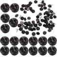 thumbnail image 1 of LEEYNEER 50 sets of Pin Back Clutch Pin Back Locking Pin Locking Back Enamel Pin Tie Tack, 1 of 8