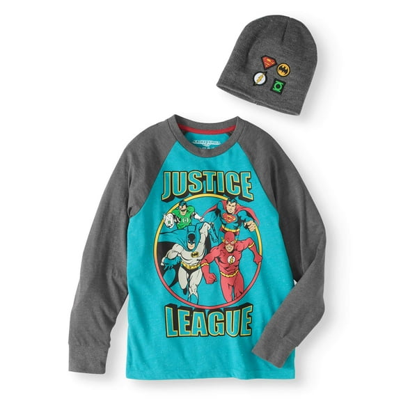 Boys' Raglan Beanie Combo