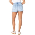 thumbnail image 4 of Celebrity Pink Women's and Women's Plus Denim Wrap Skort, Sizes XS-4X, 4 of 6