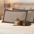 thumbnail image 3 of Pack of 2 Outdoor Pillow Covers 20x12 Inch Waterproof Black Brown Greek Key Throw Pillow Covers,Decorative Couch Pillow Shams Protectors Geometric Greece Ancient Farmhouse Geo Cushion Pillowcases, 3 of 8