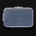 thumbnail image 3 of Polypropylene(PP) Bead Storage Container Mini Storage Containers Boxes with Hinged Lid Rectangle Clear 6.8x4.5x2.1cm Inner Size: 6.4x4.1cm, 3 of 4