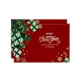 thumbnail image 1 of Napperons Rouges de Noël Arbres et Flocons de Neige Décor d'Hiver Napperons Lavables à la Chaleur Antidérapants pour Cuisine, 1 of 6