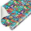 Plus Mark 40" Nintendo's Super Mario Christmas Wrapping Paper (60 Sq. ft., 1-Roll)