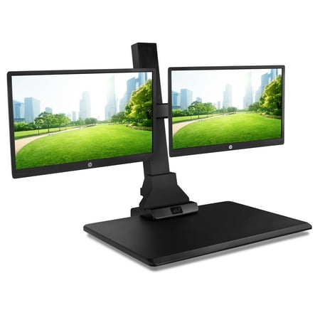 Mount It Electric Standing Desk Converter With Dual Monitor Mount