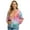 Colorful Tie-dye Stars, variant on Xixirimido Women's Casual Jacket Lightweight Bomber Jackets with Pockets Windbreaker Zip-up Varsity Jackets Fall Outerwear, Boho Floral Hearts, Medium