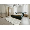 thumbnail image 4 of Ahgly Company Indoor Square Mid-Century Modern Gray Oriental Area Rugs, 7' Square, 4 of 6