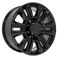thumbnail image 3 of OE Wheels CV70B 20 Inch Rim Fits Sierra 2500/3500 Denali Style 8x180 20x8.5 Gloss Black - Hollander 5957 (1), 3 of 5
