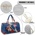 thumbnail image 7 of Garronmavis Patriotic Eagle Large Quilted Duffle Bag for Women, 250th USA Theme Weekender Travel Carry On Bag, Overnight Gym Dance Tote with Zipper Pockets, 7 of 7