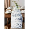 thumbnail image 2 of Hokiten Table Runners 120 Inches Long Dress Scarves, Blue Leaves Farmhouse Coffee/Dining/Kitchen Table Runner for Living Room, Spring Botanical Eucalyptus Branches 13x120 Inch, 2 of 7