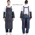 thumbnail image 2 of Adjustable Heavy Duty Waterproof Apron, Rubber Work Apron, Black, Apron + Sleeves, 2 of 4