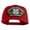 Red, variant on USCG Loran Station 1968 1983 Sylt Germany Patched Solid Cotton Twill Mesh Prostyle Cap - Black OSFM