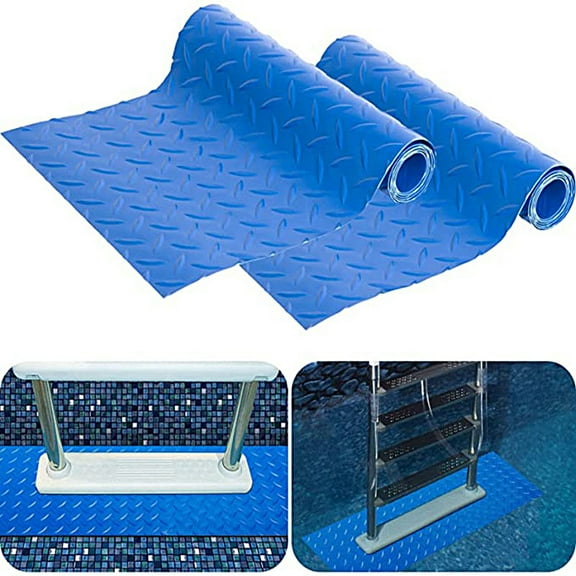 Visland Swimming Pool Ladder Mat - Protective Pool Ladder Pad Step Mat with Non-Slip Texture 36 inch X 9 inch