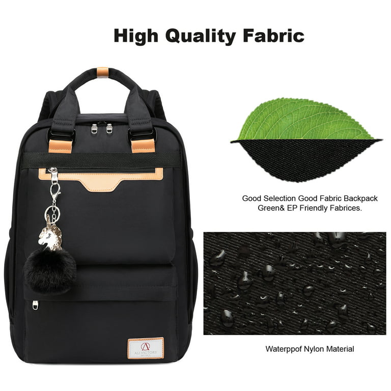 Women Teen Girls Fashion Backpack with USB Port College School Bags Girls  Cute Bookbags Student Laptop Bag Pack, Back to School Backpacks 