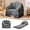 Gray, variant on NEORIVERE Folding Sofa Bed 3-in-1, Convertible Boneless Couch with Handle – Floor Lounger Sleeper Chair for Adults, Single Sofa for Living Room or Bedroom