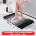 thumbnail image 6 of Bathroom Rug Mat, Non-Slip Bath Mat for Bathroom Floor, Quick Drying Soft Bath Rug, Machine Washable Bathroom Mat, 20 x 30 Inch,Black, 6 of 6