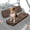 Camo Hunting Leaf, variant on FKELYI Camo Blue Print Mule Bench Seat Cover Dustproof UTV Seat Cover Compatible with Kawasaki Mule 600/610 2 Pcs Anti-Scratch Seats Protector Decor