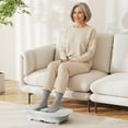 thumbnail image 3 of Goplus Vibration Plate Exercise Machine with 10 Speed Intensities Remote for Home Fitness Gray, 3 of 10