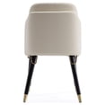 thumbnail image 6 of Manhattan Comfort Estelle 18.9" Faux Leather Dining Chair in Cream (Set of 2), 6 of 6