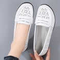 thumbnail image 2 of CHICVOMEY Breathable Mesh Flats for Women Loafers Business Casual Loafers Shoes with Arch Support Penny Loafers Slip On Dressy Shoes Comfort Flats for Walking&Work, 2 of 7