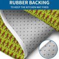 thumbnail image 4 of Green Bigfoot Pattern Bathroom Rugs Sets 3 Piece,Toilet Cover Set,Absorbent Non Slip Bathroom Mats Sets with U-Shaped Contour Rug Toilet Rug Set, 4 of 5