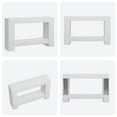thumbnail image 4 of Long Console Table, 2-Tier Farmhouse Sofa Table Behind Couch, Rectangular Accent Console with Storage for Hallway Foyer Entrance, 4 of 8