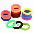 thumbnail image 3 of 100/300/500 Uds. Banda elástica de nailon básica colorida para el cabello para niñas coleta para sujetar Scrunchie banda de goma accesorios para el ca, 3 of 5