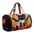 thumbnail image 2 of Halloween Tote Gift Bags, Puff Stitching Quilted Halloween Print Tote Bag, Portable Travel Shoulder Handbag, 2 of 6