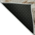 thumbnail image 4 of 3' X 5' Beige Charcoal And Brown Horse Washable Indoor Outdoor Area Rug, 4 of 5