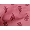 thumbnail image 4 of oneOone Cotton Poplin Fabric Leaves & Floral Block Print Fabric BTY 56 Inch Wide, 4 of 4