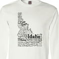 thumbnail image 4 of Inktastic Idaho State Word Salad Long Sleeve T-Shirt, 4 of 5
