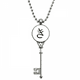 thumbnail image 1 of Carácter katakana japonés ki Colgante Collar Vintage Llavero Plata Joyas Unbranded M, 1 of 3