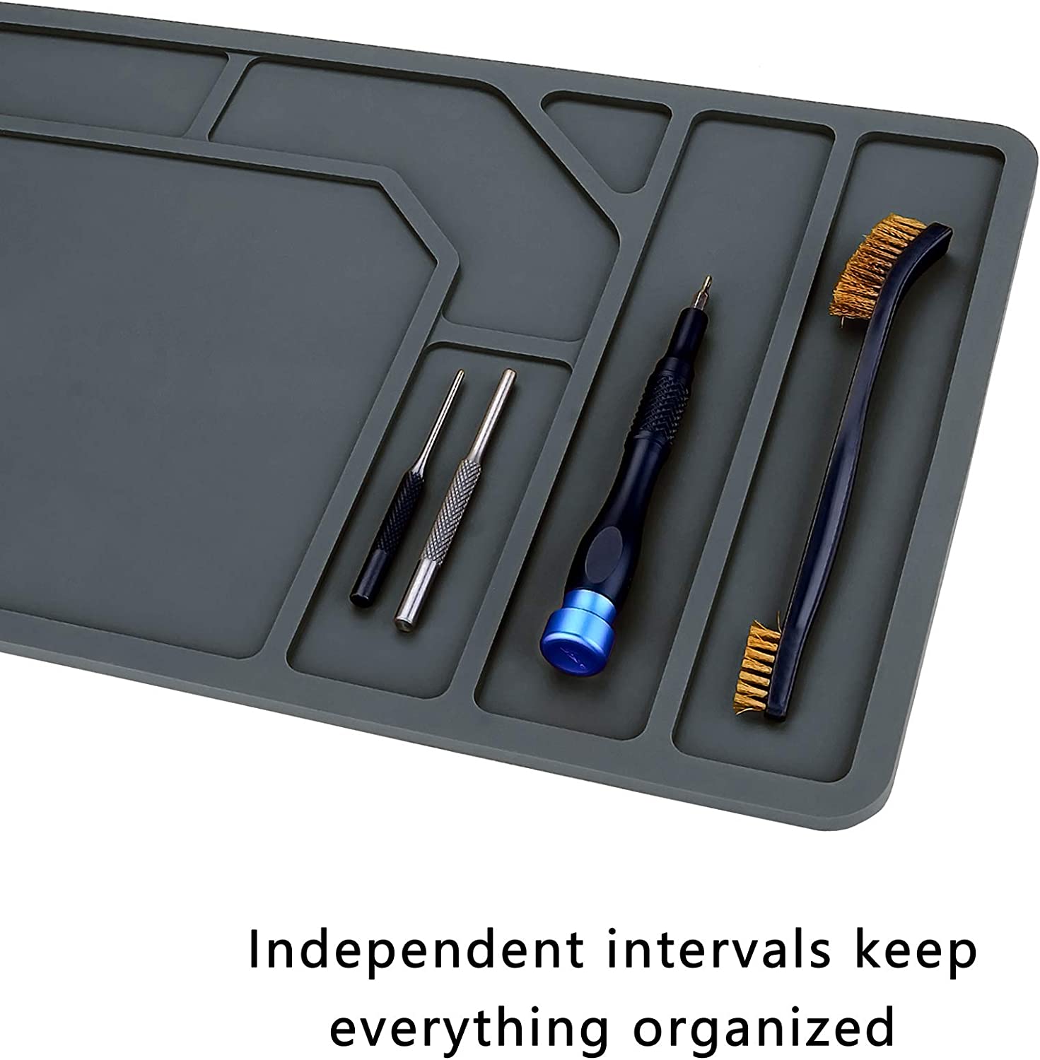 Cleaning Mat, Anti-Slip Magnetic Gun safe Maintenance Mat, Rubberized Repair Mat 36" x 10"