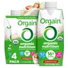 Orgain Organic Nutrition Shake, Grass Fed Protein, Strawberries & Cream 11oz, 4ct