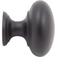 thumbnail image 3 of Bi-Fold Closet Door Knob, 1-1/4 Inches, Matte Black by Stone Harbor Hardware, 3 of 4